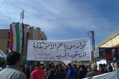Demonstration i Kamishly den 24 februari 2012